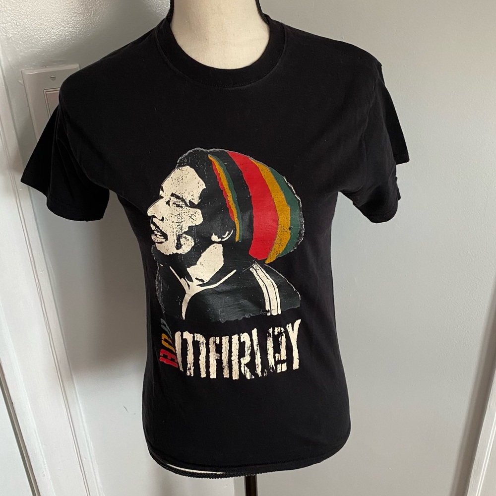 Bob Marley Tee Short Sleeves Small Black